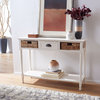 Safavieh Christa Console Table With Storage, Distressed White