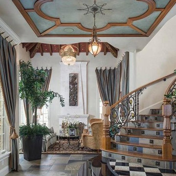 Old World Mansion, Interior Architecture & Material Selections