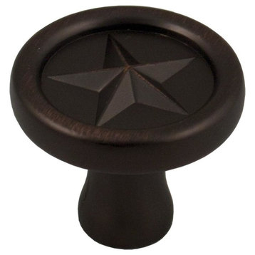9370-11P Texas Star Knob * Vintage Bronze