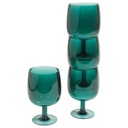 Beach Style Wine Glasses by Galleyware
