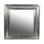 Holden Mixed Metal Mirror, Gray - Industrial - Wall Mirrors - by ...