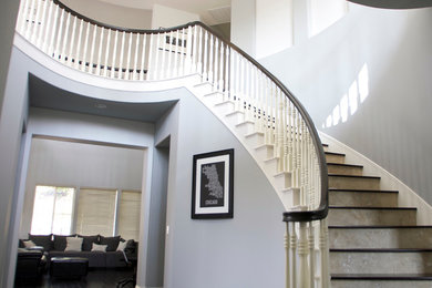 Elegant staircase photo in San Diego