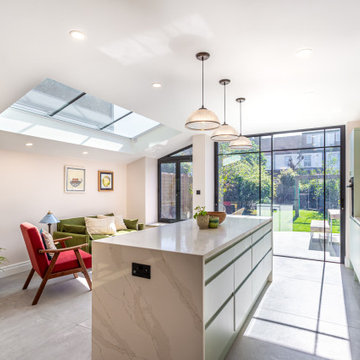 A Slanting Extension _ Contemporary House Double Storey Extension