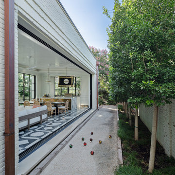 Pemberton - Bocce Court with Doors Open