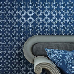 ANCHOR TILE-MARINE - Wallpaper