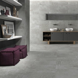 Stone Trend Black Floor Tiles - Direct Tile Warehouse - 床＆壁タイル