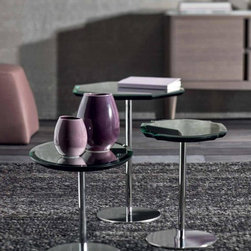 MIRROR END TABLES by NATUZZI ITALIA - Side Tables And End Tables
