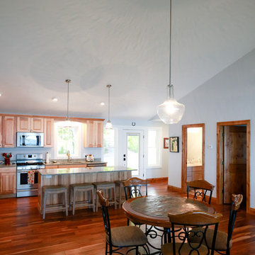 Sunrise Cottage Kitchen and Adjoining Dining Area in Suttons Bay