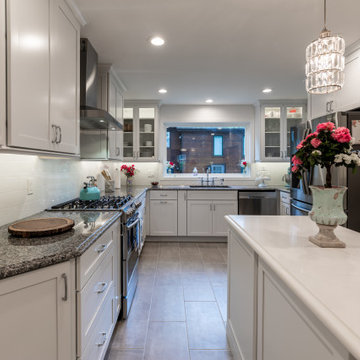 Amazing Kitchen Expansion and Remodel Brightens up Home in Arlington, VA