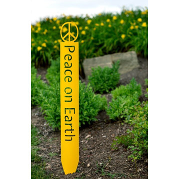 Peace Garden Stake, Yellow