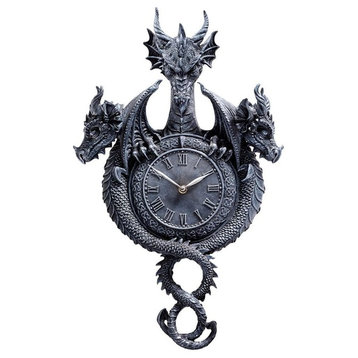 Past Present Future Dragon Clock