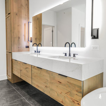 End Unit - Transitional Modern Luxury Rowhome Heritage Place Naperville, IL