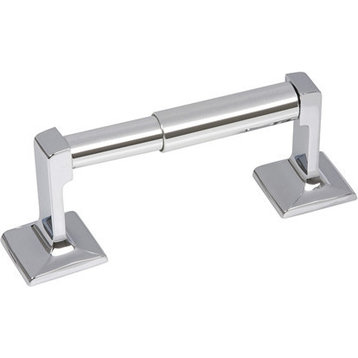 300 Series Wall Mount Toilet Paper Holder With Roller, Polished Chrome