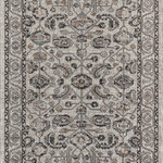 Rugs America - Rugs America Celestia CA11A Vintage Traditional Ashley Gray Area Rugs, 8'x10' - Old world elegance meets new age flair with our Ashley Gray area rug featuring a carpet design that boasts a beautifully nuanced balance between bold pattern and muted colors. A subdued palette of misty and smoky gray seamlessly coordinates with a variety of room styles, such as modern farmhouse or beachy bungalow, while its heirloom-inspired linework and motifs create an eye-catching appeal. Expertly designed and meticulously crafted from 100% recycled polyester, this area rug is equally sustainable as it is gorgeous.Features