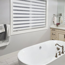 Zebra Blinds, Banded Shades - Roller Shades