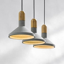 Bentu 'SHANG' Concrete Pendant Light - Pendant Lighting