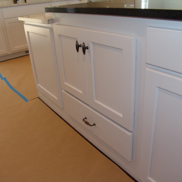 Geneseo New Construction Koch Painted White MSI Quartz Peppercorn White