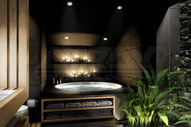 Inspiration for a modern home design remodel in Other