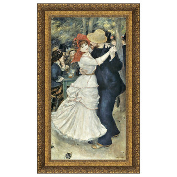 "La Danse a Bougival" Stretched Canvas Replica, 20.5"x35.5"