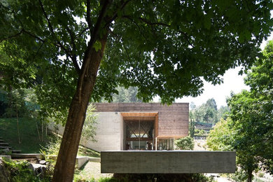 Example of a trendy home design design in Other