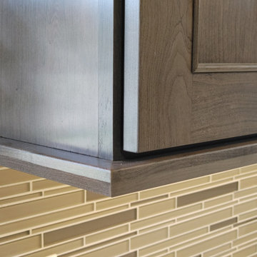 Moline Kitchen & Baths Remodel-Dura Supreme Cherry Hanstone Fusion Onyx