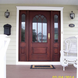 Custom Victorian Entry Unit by Vintage Doors - Front Doors