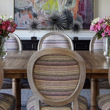 Vibrant Eclectic Dining Room