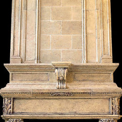 The Dalou Mantel & Overmantel - Tartaruga Design - Indoor Fireplaces