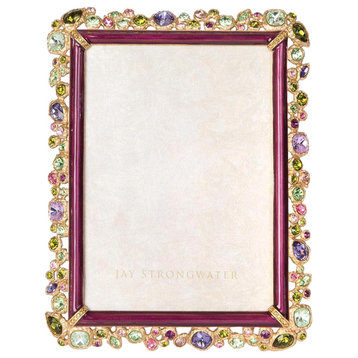Jay Strongwater Leslie Bejeweled Frame Bouquet Finish