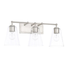 Capital Lighting 121731BN-431 3 Light Vanity - Brushed Nickel