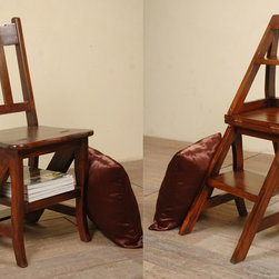 Sunset Trading Cottage Chair and Shelf Combo - Dining Chairs