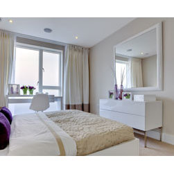 Custom white frame for wall mirror - Wall Mirrors