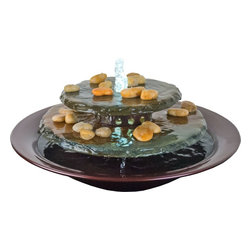 Water Wonders Tranquility Pool Tabletop Fountain Dark Copper Finish - Indoor Fountains