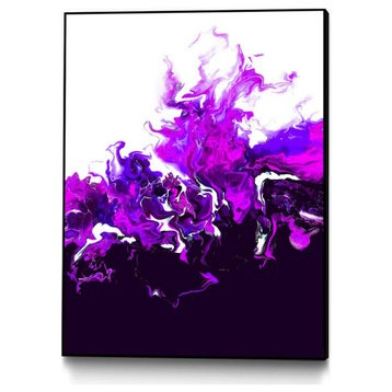 "Colorful Wave -2" Framed Canvas by Giant Art 24"x32"