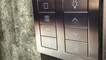 Lutron lighting, curtain & blind control from a single keypad