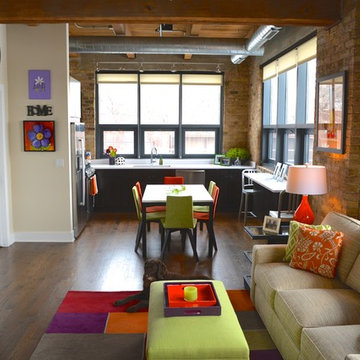 Chicago Loft A Colorful Point Of View