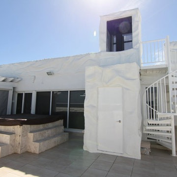 Outdoor Spiral Staircase
