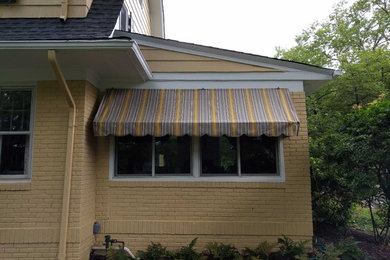 Traditional Window Style Awning Installation - Westfield, NJ