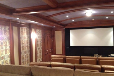 Home theater photo in New York