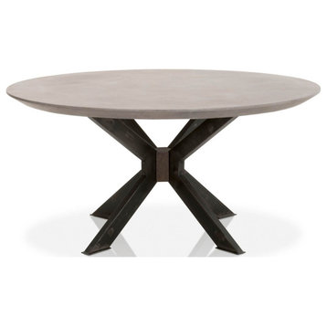 Essentials For Living District Industry 60" Round Dining Table - Ash