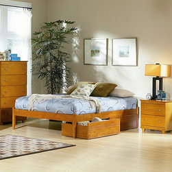Concord Storage Bed with Open Footrail - Platform Beds