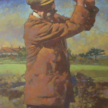 Scottish Champion J. Braid 16x24 pastel