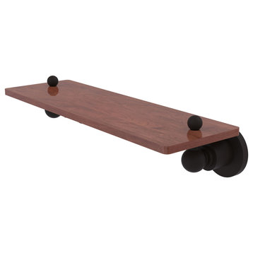 Astor Place 16" Solid Wood Shelf, Oil Rubbed Bronze