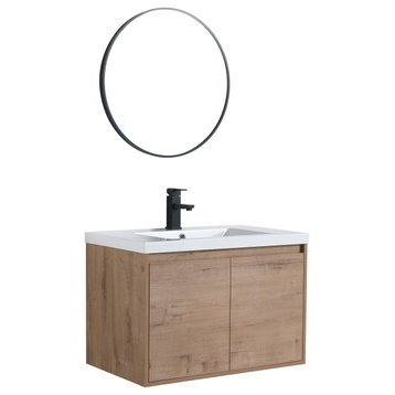 30" Sink Vanity With KD Package Plywood, Gel-Coat Top, No Faucet