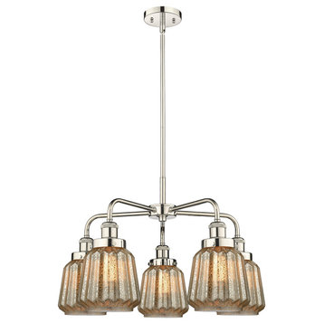 Innovations Chatham 5 24.5" Chandelier Polished Nickel