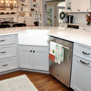 Transitional Kitchen Remodel Done With New Cabinets