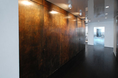 Inspiration for a modern entryway remodel in New York