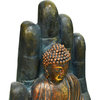 21" Buddha Hand of Protection Indoor/Outdoor Garden Fountain, LED Lights
