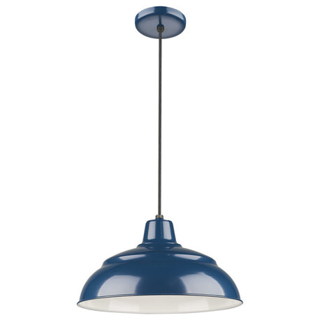 Millennium RWHC14-NB One Light Pendant, Navy Blue Finish