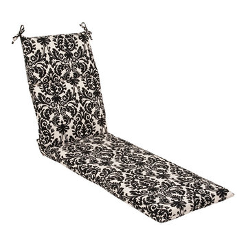 Essence Black Beige Chaise Lounge Cushion